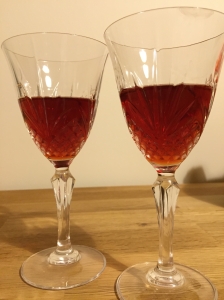 16 months (11 over fruit, 5 after filtering) from hedgerow to glass.