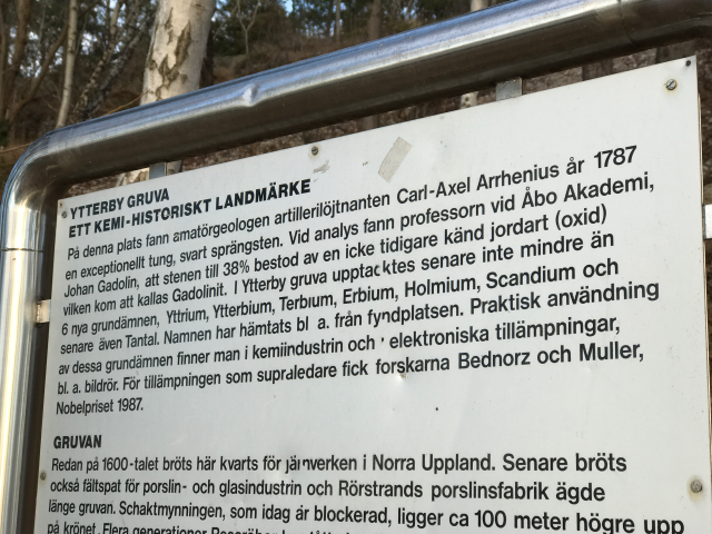 The front of the sign – how's your Swedish?